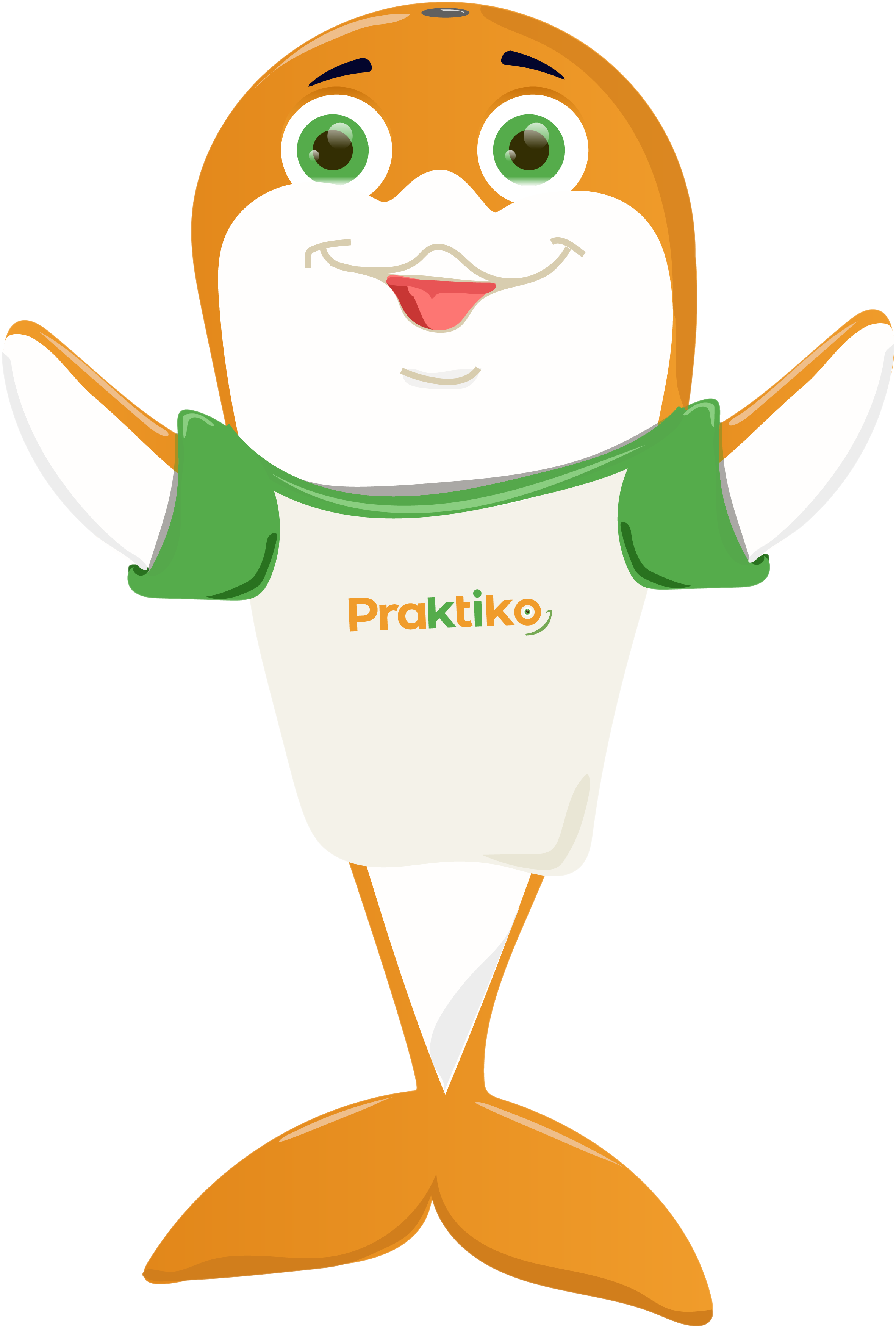 KI, el delfín de Praktiko, dándote la bienvenida